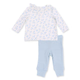 Rose Briar L/S Ruffle Top and Pant