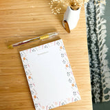 Reminders Notepad | Floral Notepad | Office Stationery