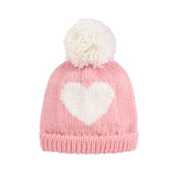 Heart Girl Chunky Knit Hat