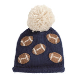 Football Boy Chunky Knit Hat