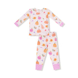Autumn Pumpkins Pink L/S Loungewear Set