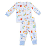 Breakfast Club Blue Long Sleeve Loungewear Set