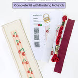 Cherries Key Fob Needlepoint Kit
