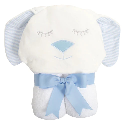 Blue Bunny Character Hood Towel