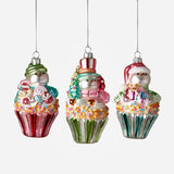 Snowman Cupcake Ornament