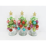 Handmade Glass Tree w/Balls