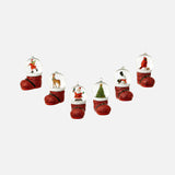 Santa Boot Waterglobe Ornament