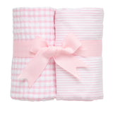 Pink Basics Burp Pads Set of 2