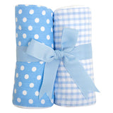 Blue Golf Burp Pads Set of 2