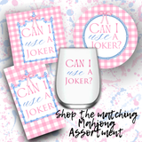 Mahjong "Can I Use a Joker?" Bev Napkins