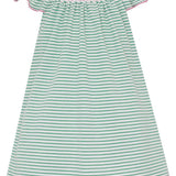 Golf Girls Green Knit Stripe Angel Wing Bishop