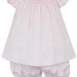 Ivanna Pink Flower Bishop Bloomer Set