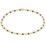 Hope Sincerity Pattern 2mm Bracelet Chocolate