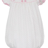 Cherry Pink & White Knit Bubble