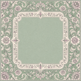 Garden Lattice — Sage and Lavender Mahjong Mat