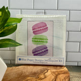Paris Macarons Needlepoint Design