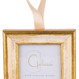 Cream/Gold Florentine Ornament