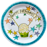 Happy Birthday Cupcake Plate