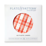 Red Plaid Preformed Liners