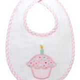 Cupcake Applique Basic Bib