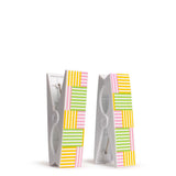 Pink/Green/Orange Freeport Stripe Beach Towel Clips