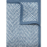 Harborview Herringbone Cornflower Blanket