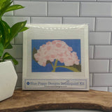 Pink Hydrangea 6x4 Needlepoint Design
