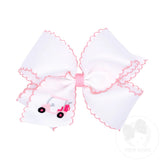 Golf Cart Emb Hair Bow