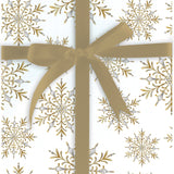 Luxe Snowflake Roll Wrap Jumbo 10ft