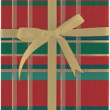 Classic Holiday Plaid Roll Wrap Jumbo 10ft