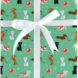 Puppy Dog Christmas Roll Wrap Jumbo 10ft