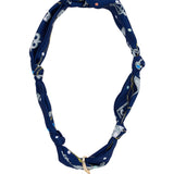 Elodie Cross Coin Scarf Necklace