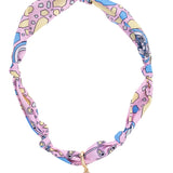 Scarlett Pave Daisy Scarf Necklace