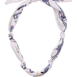 Charlie Heart Shape Clover Scarf Necklace