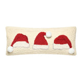 Santa Hat Trio Hook Pillow
