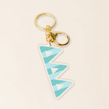 Sorority Stripes Acrylic Keychain