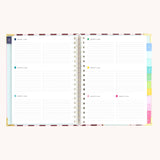 2026-2027 Berry Stripe Spiral Weekly Simplified Planner -