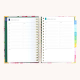 2026-2027 Blush Hydrangea Spiral Daily Simplified Planner -
