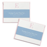 Pink Antique Letter Note Card Set