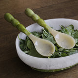 Green Resin Rio Bubble Salad Servers