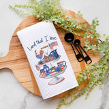 4th of July Patriotic Kitchen Towel, Red White Blue Decor