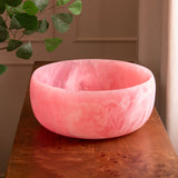 Raspberry Resin Sorbet Large Round Bowl
