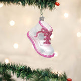 Pink Baby Shoe Ornament