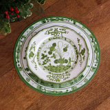 White & Green Vida Faenza 11" Dinner Plate