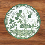 Green Vida Faenza and Cheetah Reversible Round Placemats
