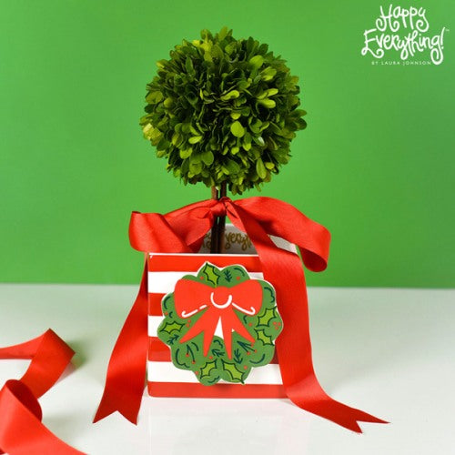 Happy Everything Attachment Holly Wreath
