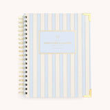 2025-2026 Spiral Weekly Simplified Planner - Serene Stripe