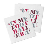 In My Football Era crimson and grey Bev Napkin