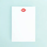 Red Lip Kiss Notepad