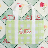 Alpha Gamma Delta Tote Bag, Sorority